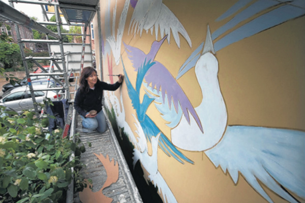 Restauratie-beschilderde-objecten-buitenruimte