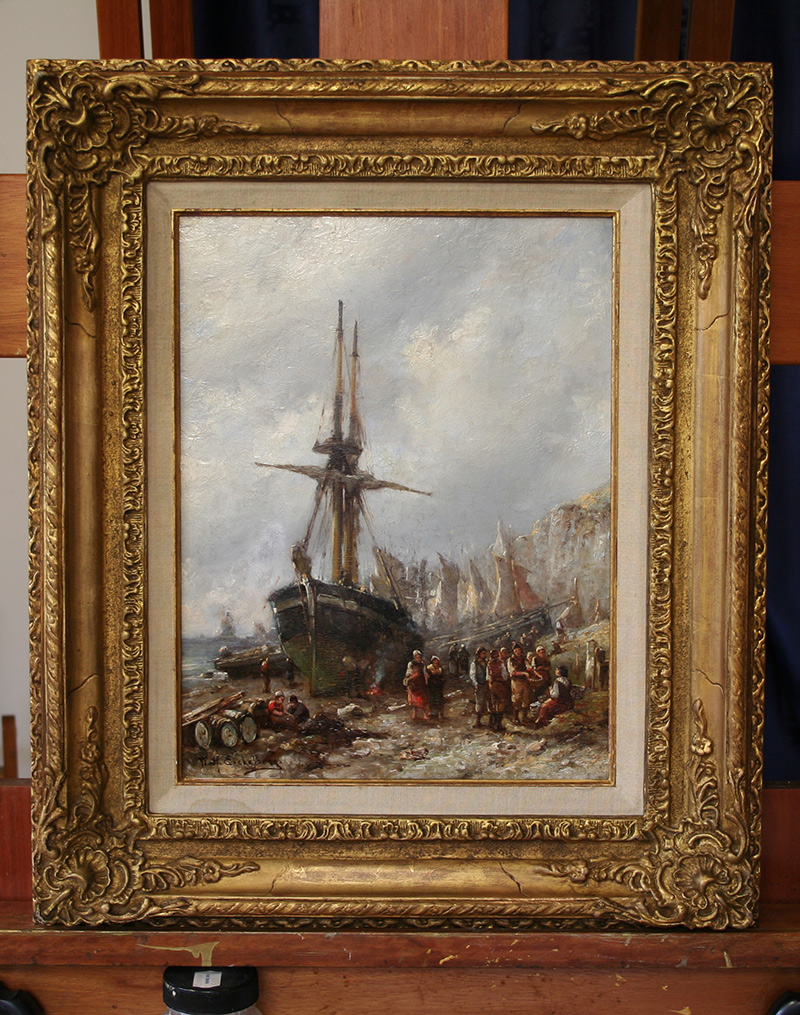 Vuil schilderij schoonmaken Rotterdam